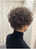 新宿　外国人風ショートスパイラルパーマ　RYO