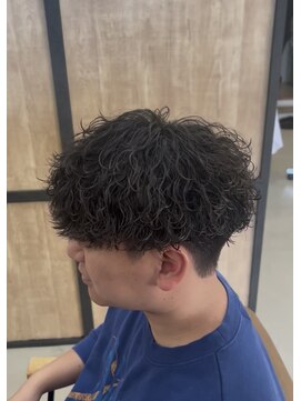 メンズギフト(men's GIFT) 波巻きパーマメンズ刈り上げツーブロックマッシュショート