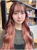 ミディアムレイヤーカット/髪質改善/韓国/前髪/新宿/ブリーチ