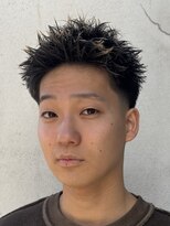 グラッシー(GLASSY)&nbsp;スパイキーベリーショート/ツイストピンパーマ/メンズショート