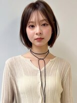 ヴェイン 渋谷(vain)&nbsp;ショートボブ 20代 顔周りレイヤー 前髪カット 顔周りカット