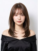 バーシャミ 博多(Baciami) 髪質改善×韓国風レイヤー|大人くびれミディ