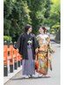 婚礼前撮りロケーション撮影（白無垢or色打掛＋紋付レンタル付き）