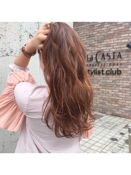 ラ カスタ ヘアスタイリスト クラブ(La CASTA hair stylist club) ピンクベージュ