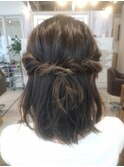 ハイライトカラーヘアアレンジ【担当 木村沙織】