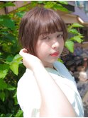 シースルーバング クリアベージュ 似合わせカット☆