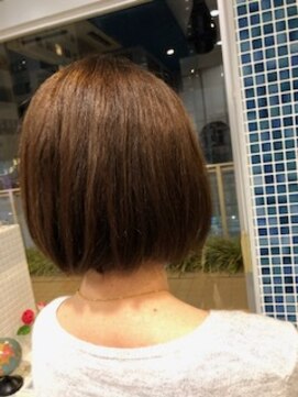 スタジオ アルファプラス 日暮里店(studio α+) 前下りワンレンボブ♪【スタジオアルファプラス日暮里】