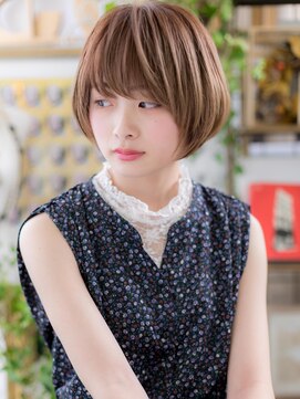 カバーヘア ブリス 戸田公園西口店(COVER HAIR bliss) *bliss戸田公園*斜めバング×前下がり★ナチュラルショートa