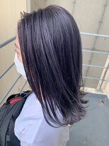 ジーナ 梅田(Zina)&nbsp;【Zina 梅田】イメチェンフォギーベージュ耳かけ毛先パーマ２４