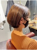 まとまりくびれショートボブ