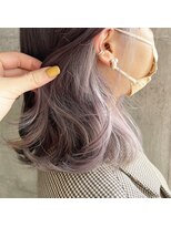 シェリ(che'rie) インナーカラーホワイトパープル