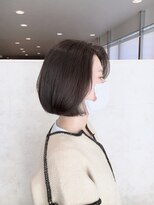 ジーナ 船橋(Zina)&nbsp;ハンサムボブ × アッシュベージュ☆