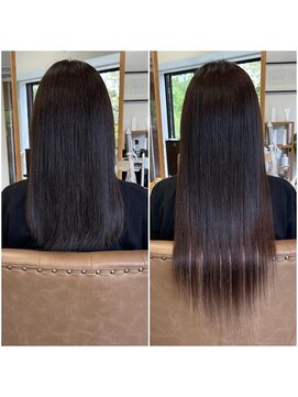 フツーロ 栄(FUTURO) 黒髪/インナーカラー/ハイライト/エクステ/プルエクステ