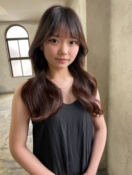 クイーン バイ ノイズ 西院(QUEEN by noism) 前髪マッシュのつるつるクルンデジタルパーマ