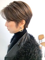 アンルポン 天満橋(un le pont)&nbsp;【アンルポン】くびれショートサイドバングレイヤー