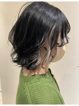 ジャム(Jam) 人気のウルフボブ×インナーホワイトカラー★中村大輔