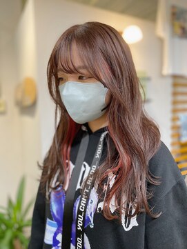 アンドチル 渋谷(AND CHILL) インナーカラー/ネオンピンク【AND CHILL渋谷】