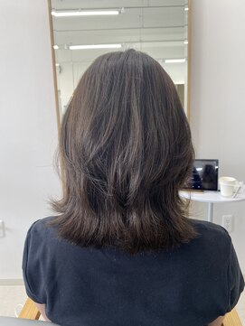 ミリ 奈良店(mm) ブリーチなしのオリーブベージュ