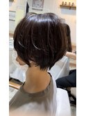ひし形ショート/20代/30代/40代/大人美人ショート/髪質改善