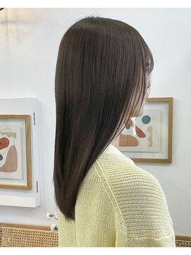 イコ 表参道原宿(ico) ブラーチなしダブルカラー　グレージュ　ケラチントリートメント