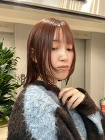 ジエクト ヴィシア(The Ect VIXIA) オレンジベージュ/レイヤーカット/顔周りレイヤー