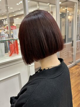 ジュール イオンモールKYOTO店(Jour) ブリーチなしボルドーカラー