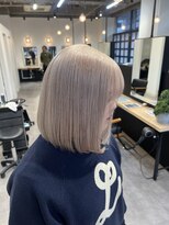 ジーニー 横浜(giinii)&nbsp;ぷつっとボブ_ハイトーンボブ