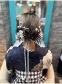 卒業式にカチモリヘア