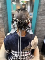 リエラ 新宿(RIERA)&nbsp;卒業式にカチモリヘア