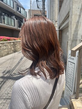 クラン 岡本(Chlan) 韓国風艶カラー×チェリーブラウン