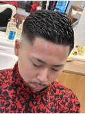 スキンフェード/アイロンパーマ/バーバースタイル/濡れパン