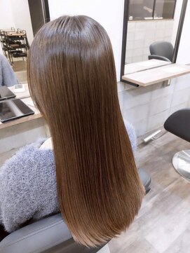 アピューズ ヘアー 梅田(Apiuz Hair) Apiuz Hair 美髪ストレート/艶ベージュ