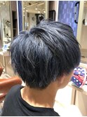 大人可愛いブルーカラー