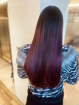 ポート 蕨(PORT) 地毛を活かしたグラデーションカラー【 千田 理紗 】