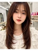 三鷹レイヤーカット韓国顔周り前髪カットハッシュカット吉祥寺