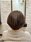 白髪をいかしたカラー