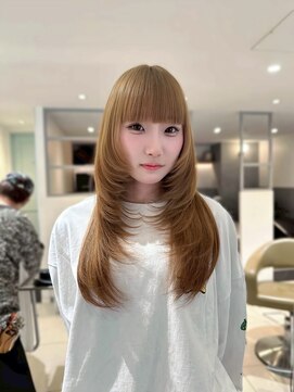 アース 高円寺店(HAIR & MAKE EARTH) 顎下からたっぷりレイヤー〔@x__xrn03 〕