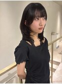 札幌大通レイヤーカットハッシュカット髪質改善韓国ボブ顔まわり