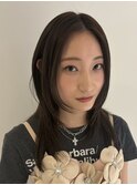 表参道/イメチェン/ピンクベージュ/アンブレラカラー/前髪