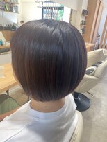 パッセージ ダブリュー 八幡山(hair make passage .w) ダークブラウン×ショートボブ