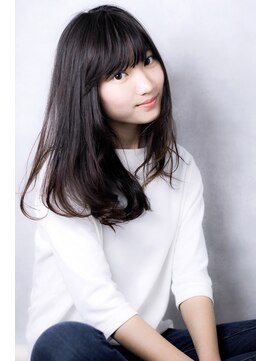 ララテラス(LaLa Terrace) 【LaLaTerrace】斜めバング×大人かわいいナチュラルストレート