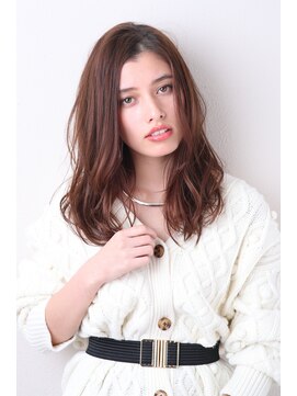 マリアバイアフロート(Maria by AFLOAT) 大人かわいいとろみウェーブロングエフォートレスギブソンタック