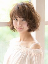 ネオリーブ モカ 川崎チネチッタ店(Neolive mocca)&nbsp;《mocca☆川崎》☆フリンジワイドバング×モーブベージュ☆