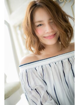 モッズ ヘア 福岡姪浜店(mod's hair) *mod's姪浜*…抜け感カワイイ☆リラクシーボブb