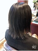 切りっぱなしストレートボブ