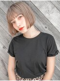 切りっぱなし　ミルクベージュ