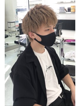 ネクスト 静岡店(NEXT) 【NEXT shizuoka 竹田】ミルクティーベージュ×ショートウルフ