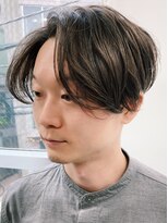 バイフィフス 原宿/表参道(by fifth)&nbsp;センターパートメンズマッシュパーマニュアンスパーマ刈り上げ