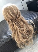 フルールハーフアップ
