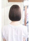 《Utoo e's つくば美容室 》ボブが得意◎シンプルワンレンボブ